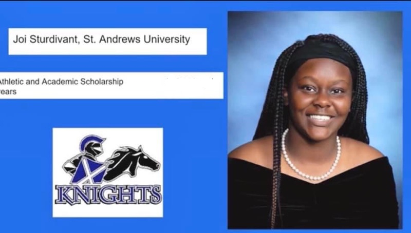 Sturdivant Signs with St. Andrews